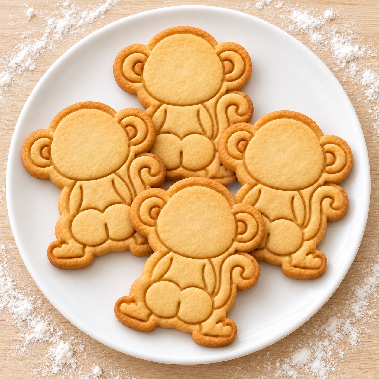 Monkey Butt Cookie Cutter, Funny Jungle Safari Party Baking Shape (1700) (4 Inch)