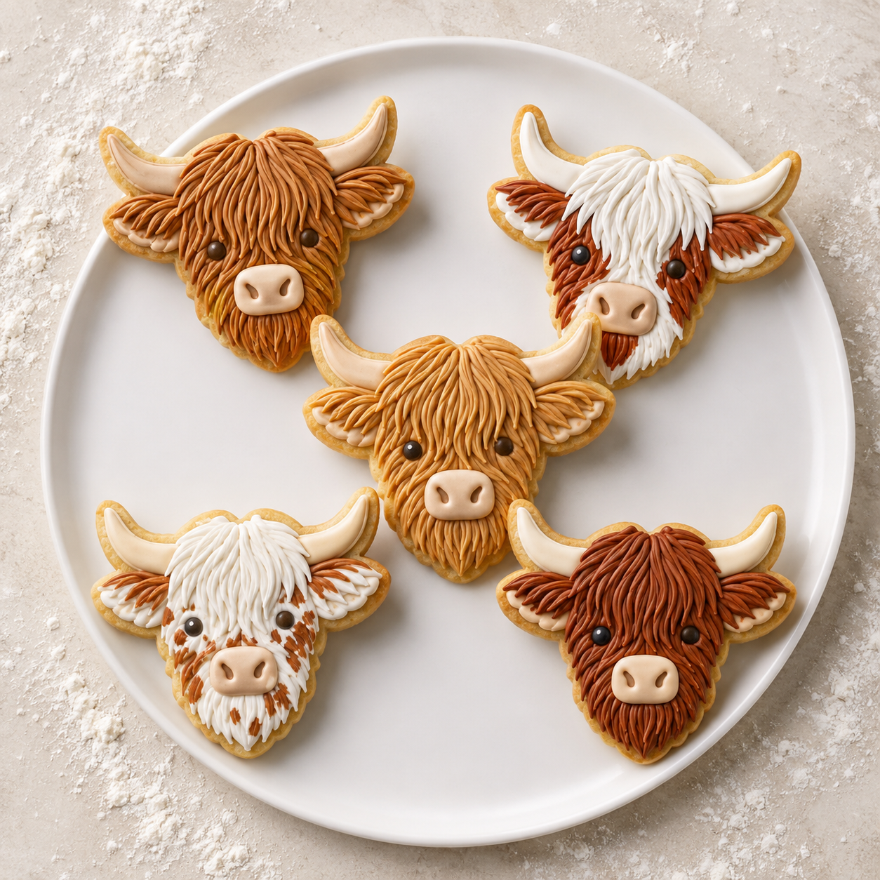 Highland Cow - Cookie Cutter / Sugar Cookie / Fondant / Clay (0150)
