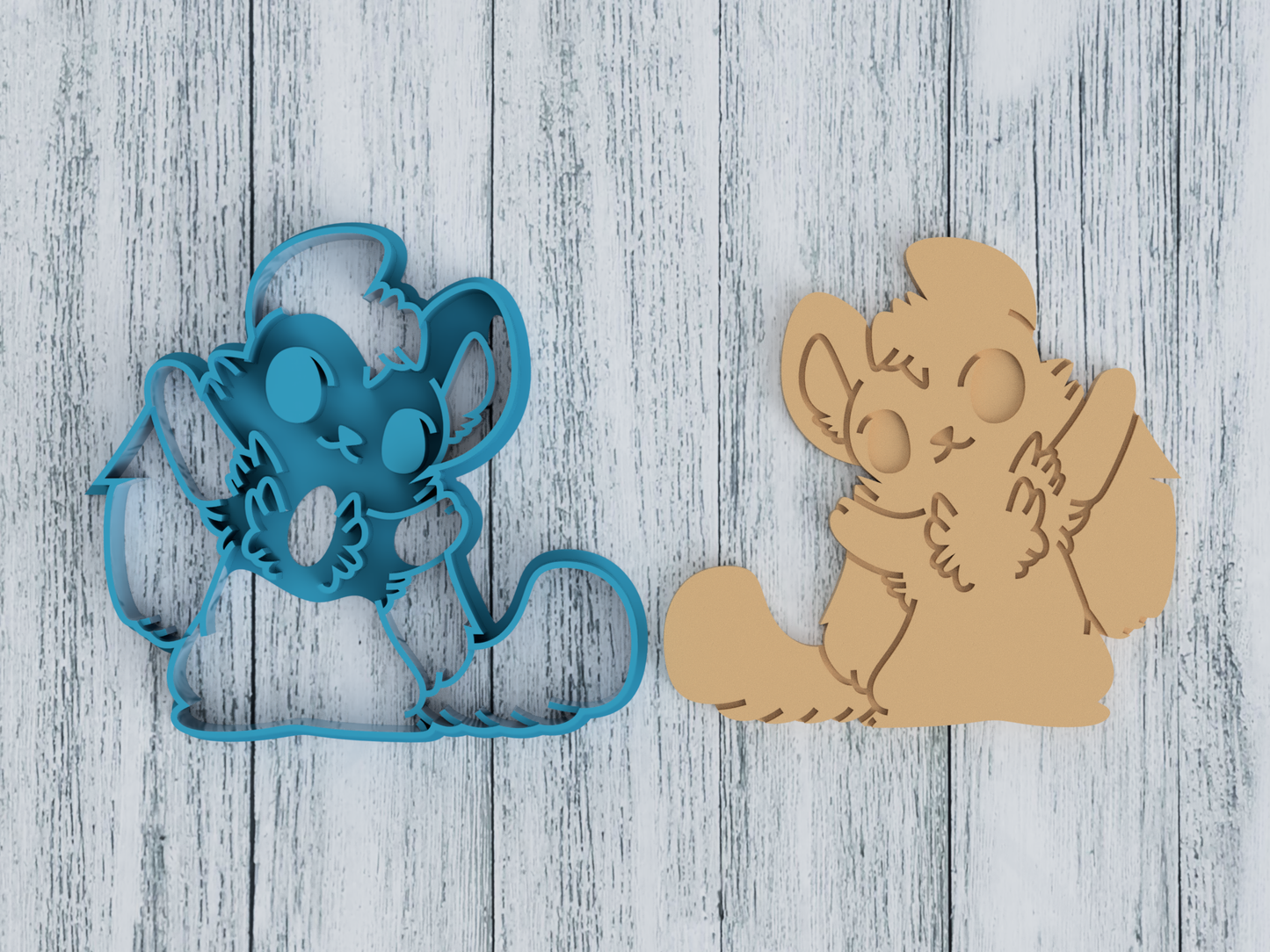 Cute Adorable Sugar Glider - Cookie Cutter - Fondant - Sugar Cookies (0102)