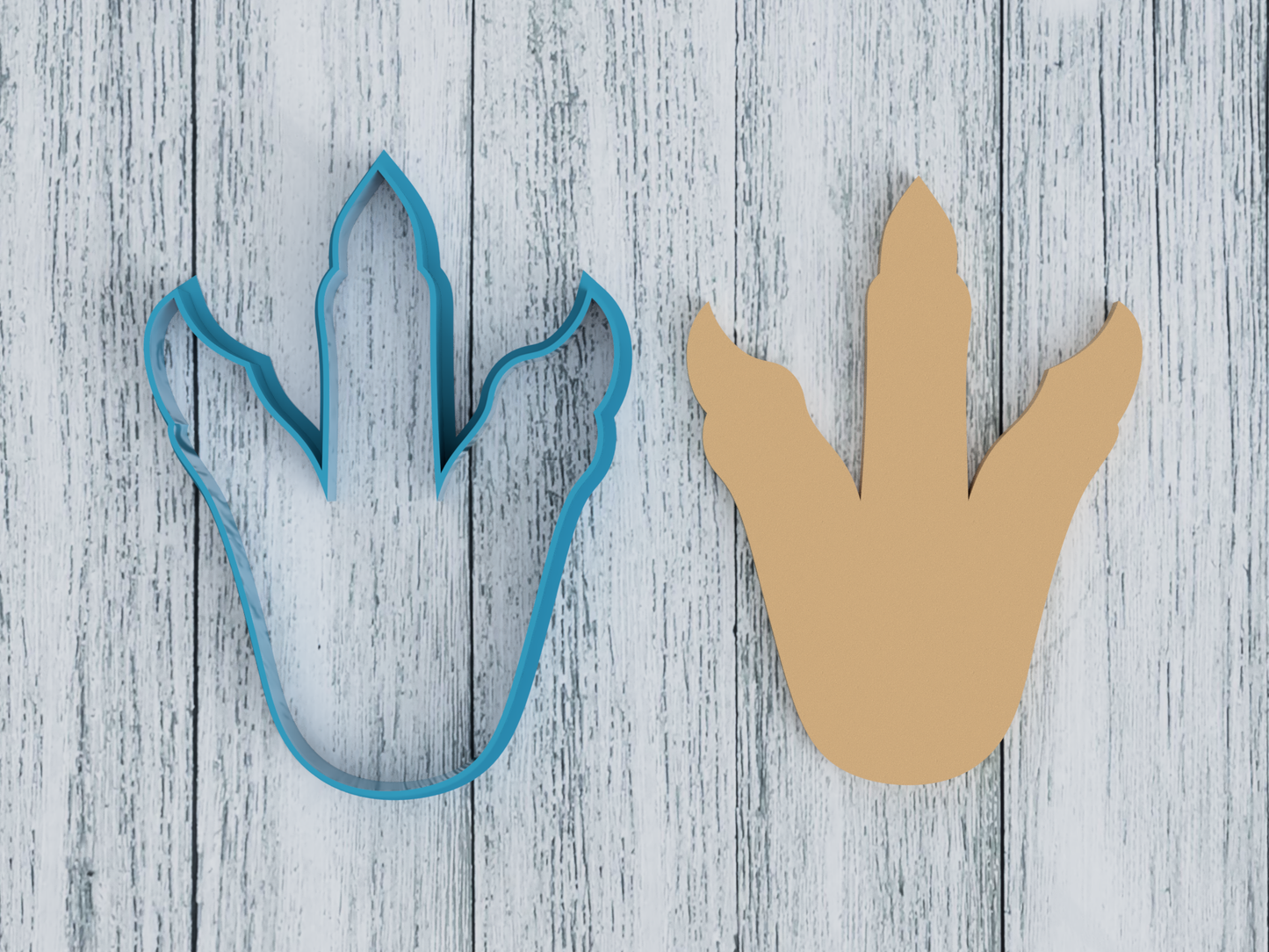 Dinosaur Footprint - Cookie Cutter / Sugar Cookie / Fondant / Clay (1117)