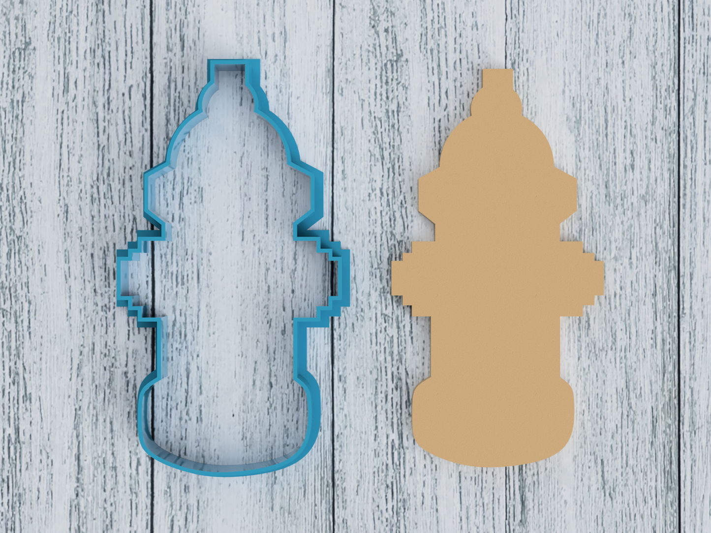 Fire Hydrant Outline - Cookie Cutter / Sugar Cookie / Fondant / Clay (0266)