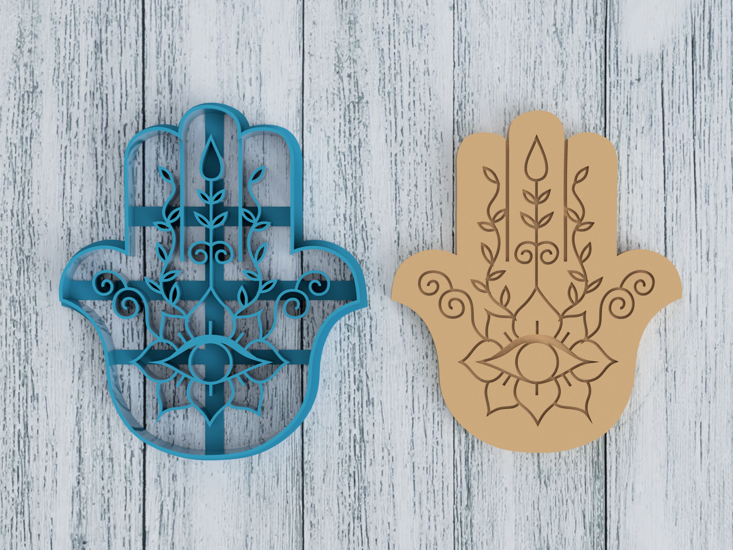Hamsa Hand - Cookie Cutter / Sugar Cookie / Fondant / Clay (1083)