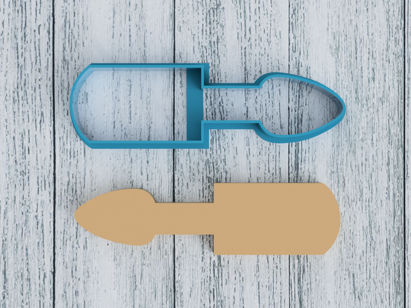 Mascara Wand Outline - Cookie Cutter / Sugar Cookie / Fondant / Clay (1417)