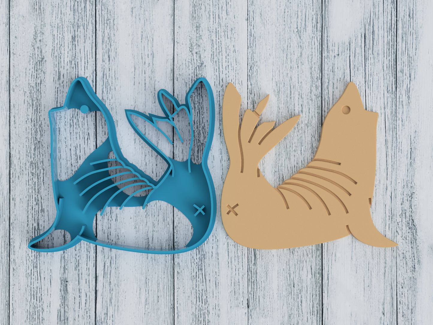 Sea Lion Butt - Cookie Cutter / Sugar Cookie / Fondant / Clay (0169)