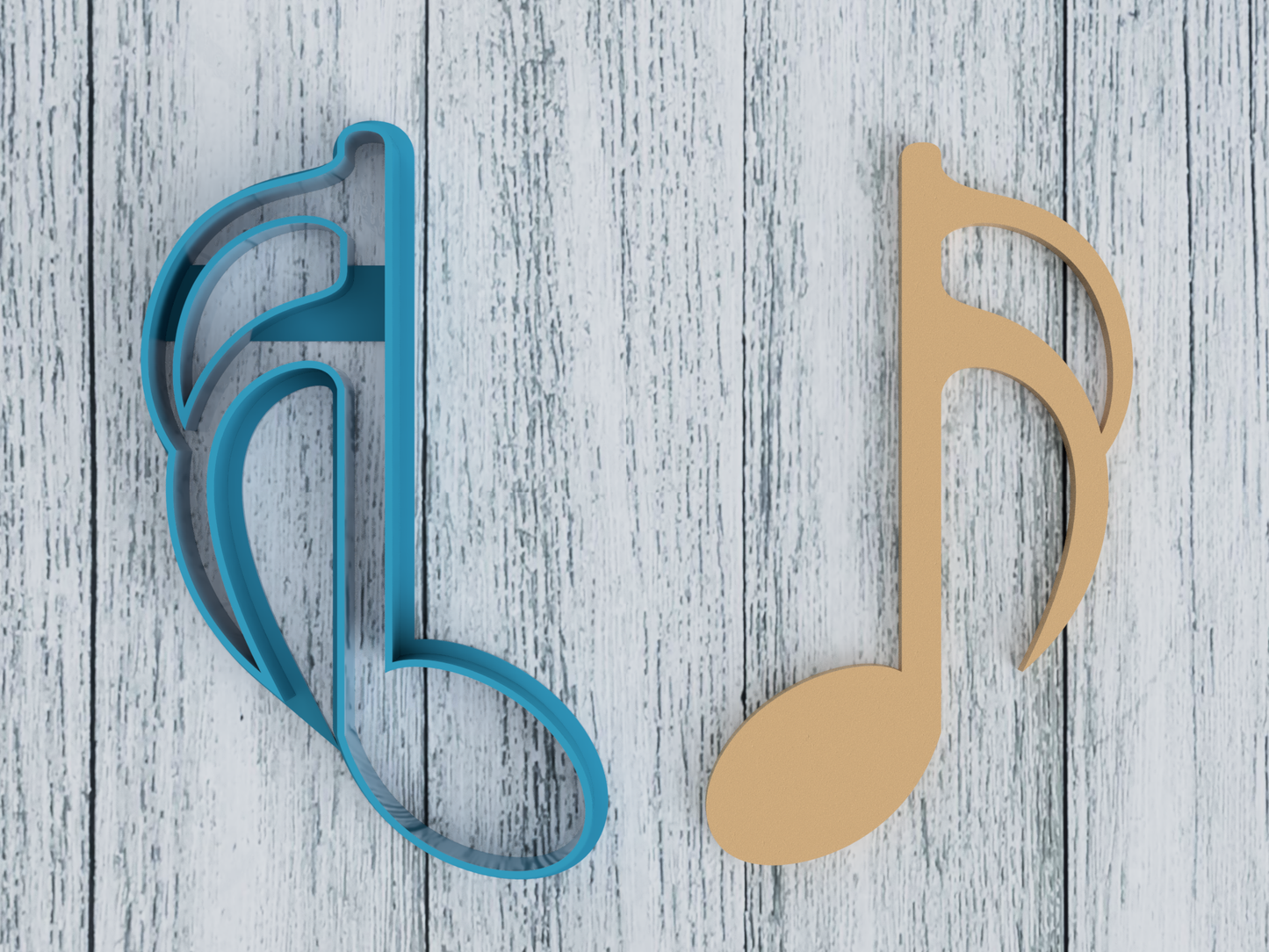 Sixteenth Note - Cookie Cutter / Sugar Cookie / Fondant / Clay (1062)