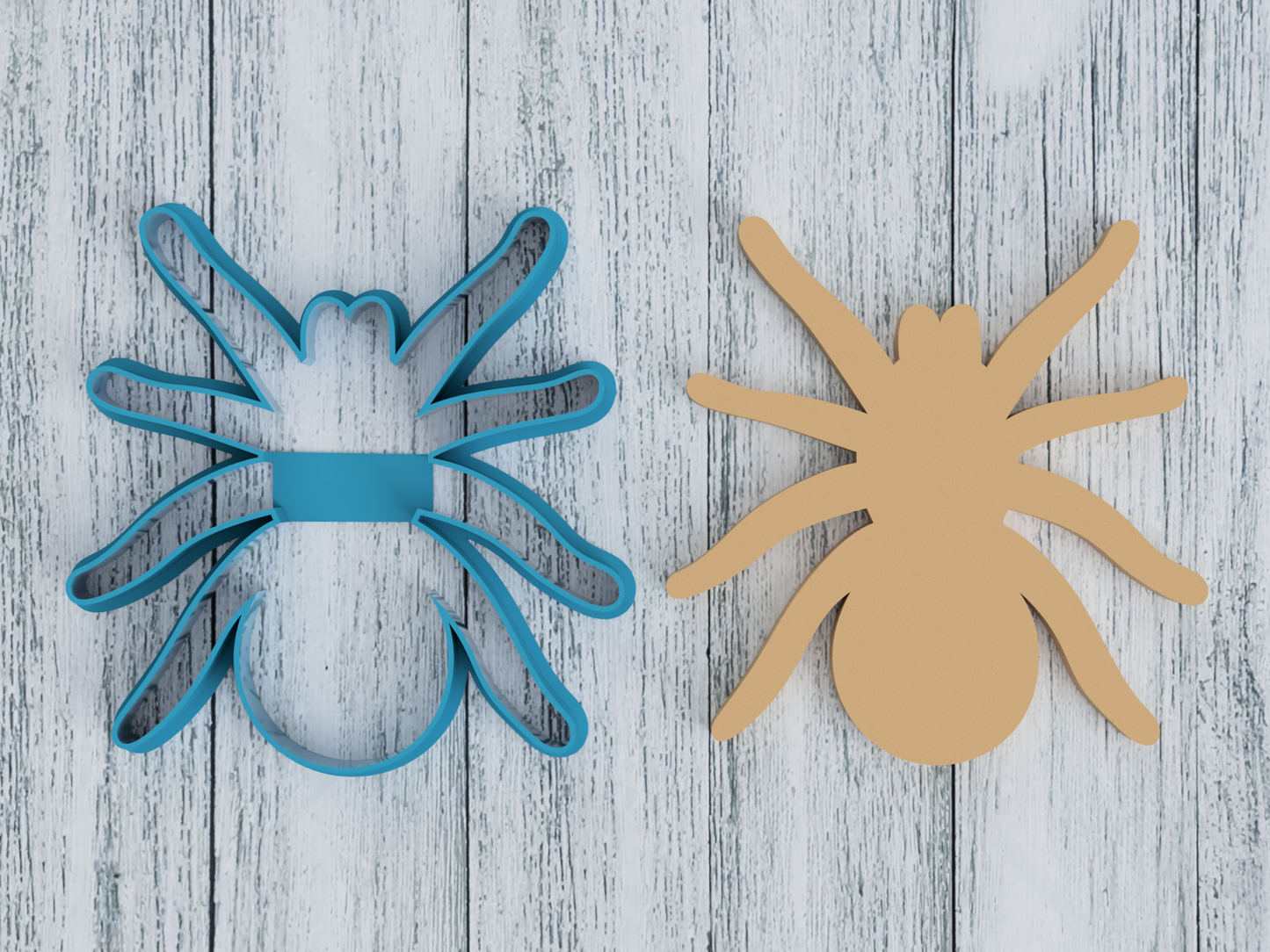 Spider Outline - Cookie Cutter / Sugar Cookie / Fondant / Clay (1357)