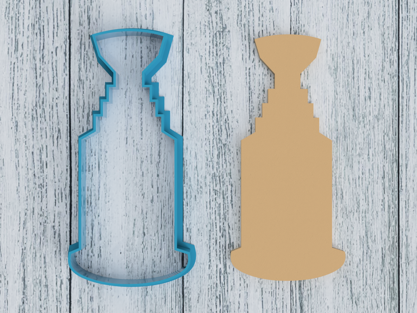 Stanley Cup Outline - Cookie Cutter / Sugar Cookie / Fondant / Clay (1088)
