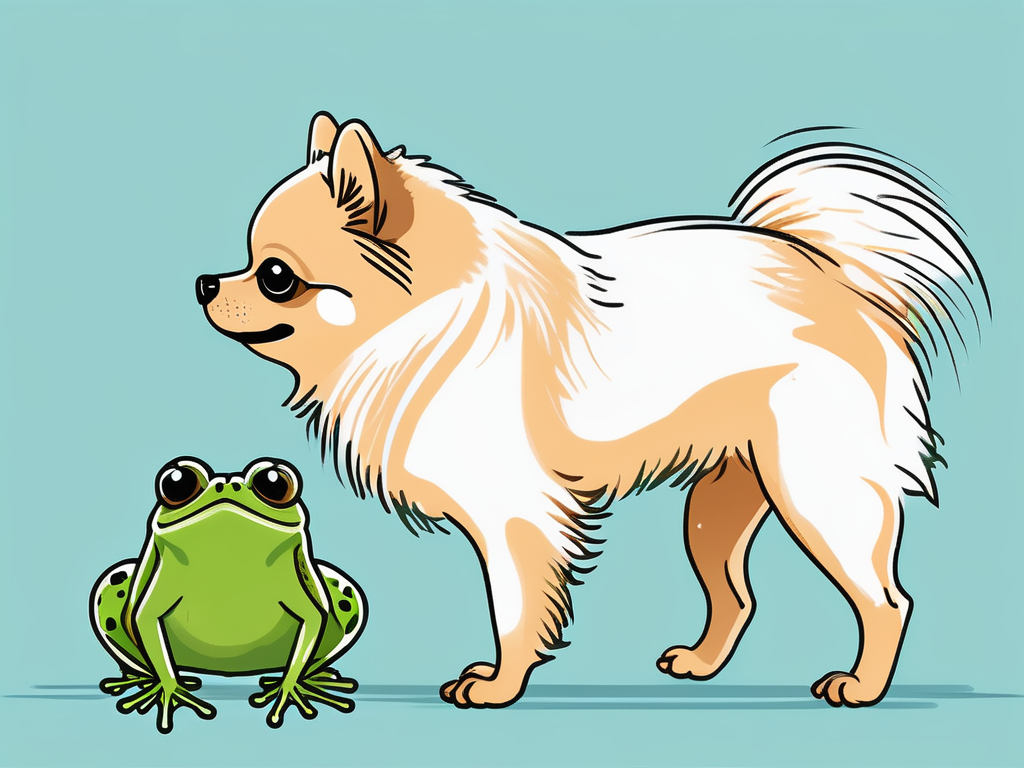 Pomeranian vs Frog Butts: A Comparison
