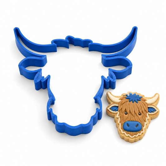 Highland Cow - Cookie Cutter / Sugar Cookie / Fondant / Clay (0150)
