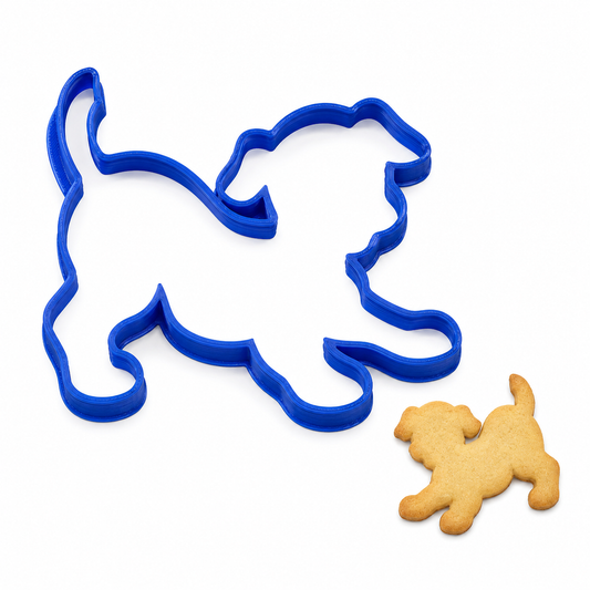 Playful Dog- Cookie Cutter / Sugar Cookie / Fondant / Clay (0204)