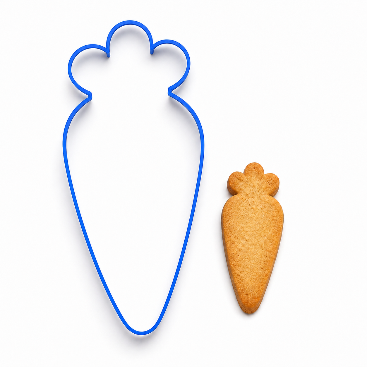 Easter Carrot -Cookie Cutter / Sugar Cookie / Fondant / Clay (0247)