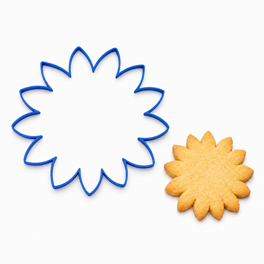 Thanks Giving Sun Flower-Cookie Cutter / Sugar Cookie / Fondant / Clay (0242)