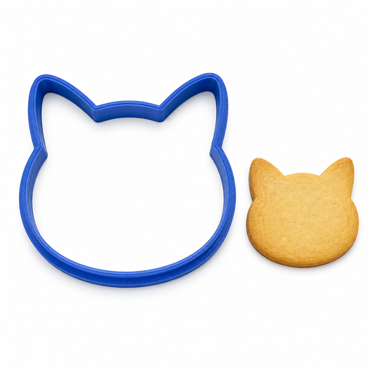 Cat Face- Cookie Cutter / Sugar Cookie / Fondant / Clay (0202)