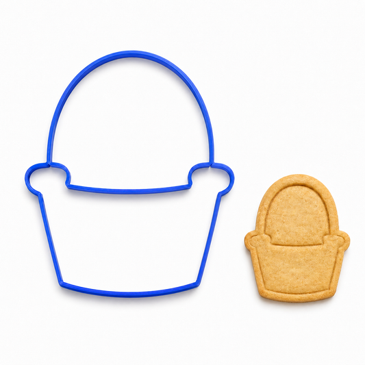 Easter Basket -Cookie Cutter / Sugar Cookie / Fondant / Clay (0246)