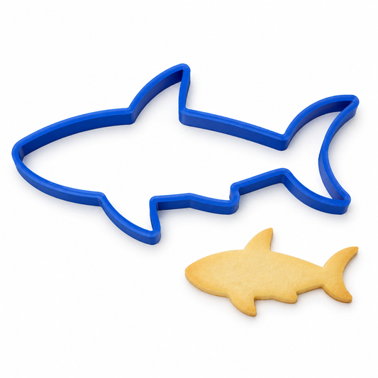 Shark Cutter- Cookie Cutter / Sugar Cookie / Fondant / Clay (0173)