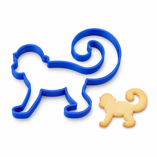 Monkey - Cookie Cutter / Sugar Cookie / Fondant / Clay (0181)