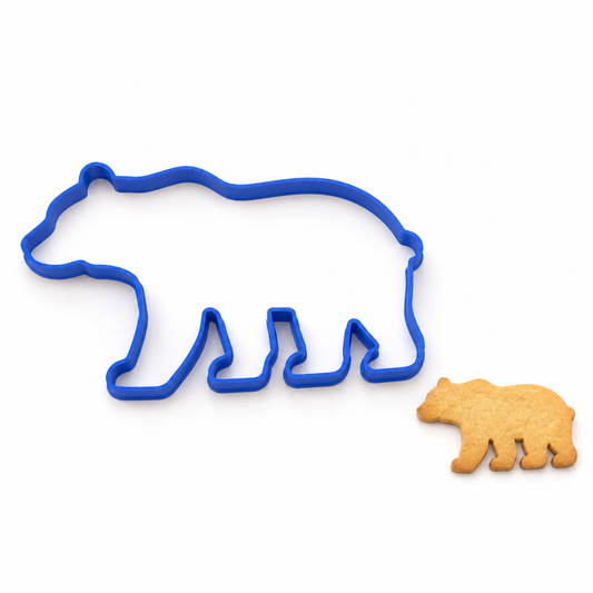 Woodland Bear - Cookie Cutter / Sugar Cookie / Fondant / Clay (0158)