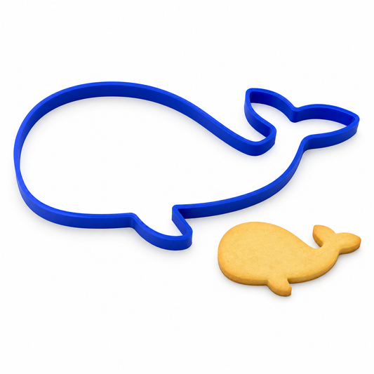Whale - Cookie Cutter / Sugar Cookie / Fondant / Clay (0168)