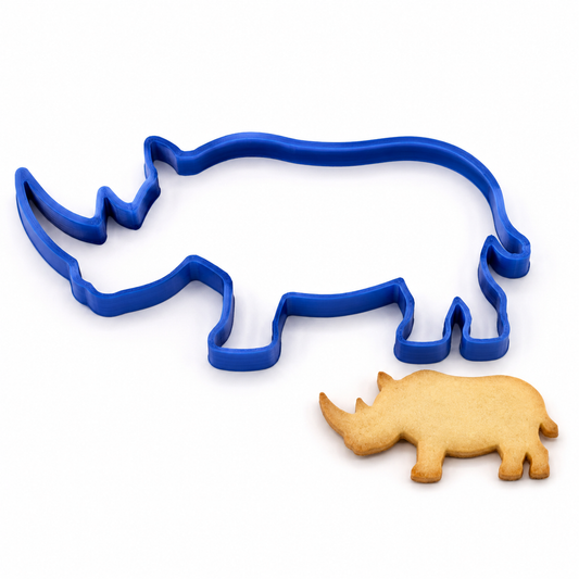 Rhino - Cookie Cutter / Sugar Cookie / Fondant / Clay (0183)