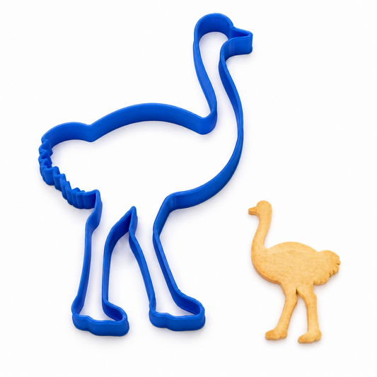 Ostrich - Cookie Cutter / Sugar Cookie / Fondant / Clay (0199)
