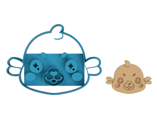 Banana Seal Face - Tasty Peach Studios - Cookie Cutter / Sugar Cookie / Fondant / Clay (1.1)