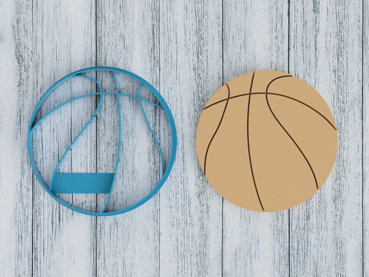 Basketball - Cookie Cutter / Sugar Cookie / Fondant / Clay (1350)