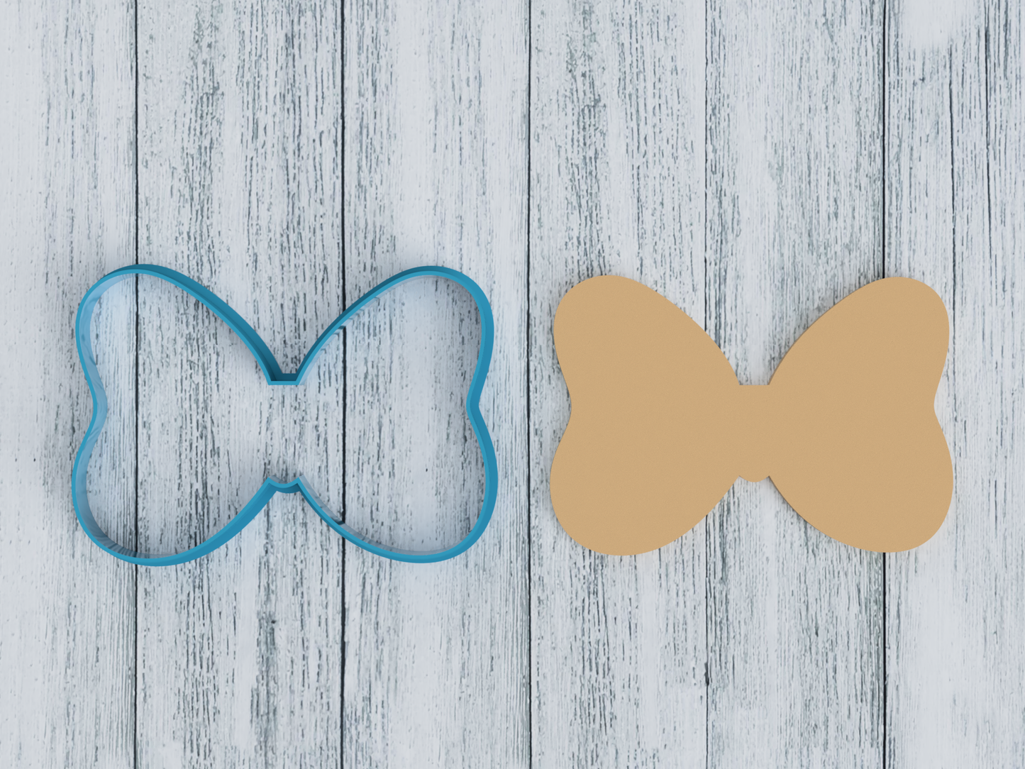 Bow Outline - Cookie Cutter / Sugar Cookie / Fondant / Clay (1437)