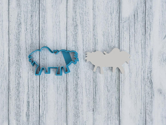 Christmas Nativity Manger Cookie Cutter / Sugar Cookie / Fondant / Clay (1145)