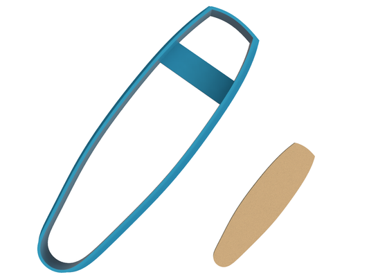 Cigar - Cookie Cutter / Sugar Cookie / Fondant / Clay (1086)
