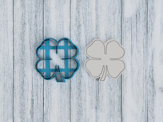Clover Cookie Cutter / Sugar Cookie / Fondant / Clay (1057)