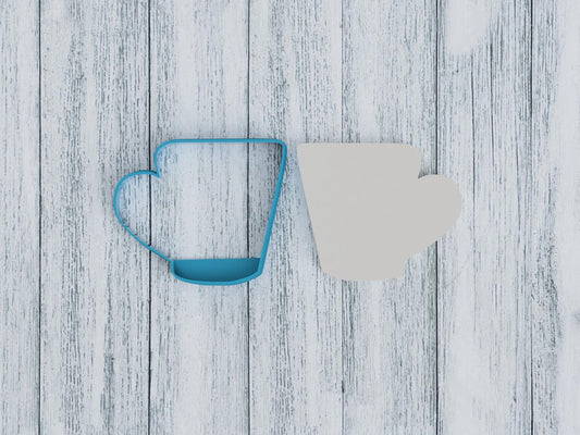 Coffee Cup Cookie Cutter / Sugar Cookie / Fondant / Clay (1256)