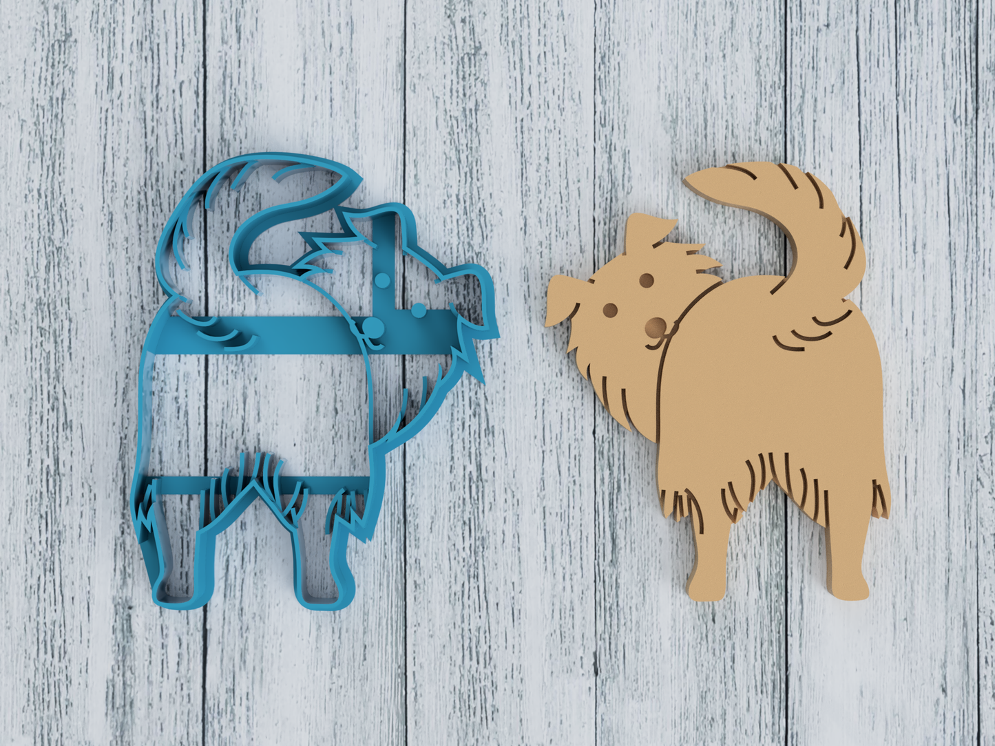Collie Butt - Cookie Cutter / Sugar Cookie / Fondant / Clay (0111)