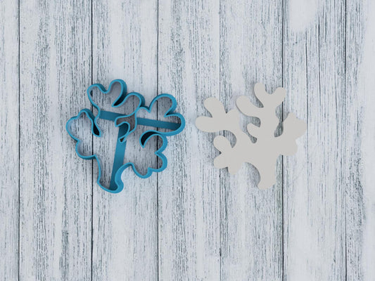 Coral Cookie Cutter / Sugar Cookie / Fondant / Clay (1150)