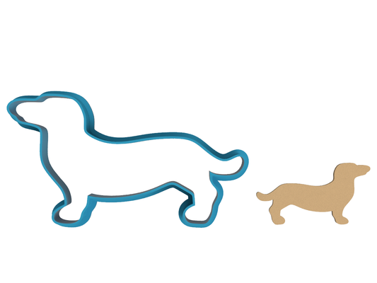 Dachshund Outline - Cookie Cutter / Sugar Cookie / Fondant / Clay (1210)