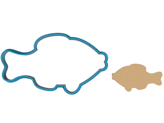 Fish Outline - Cookie Cutter / Sugar Cookie / Fondant / Clay (1312)