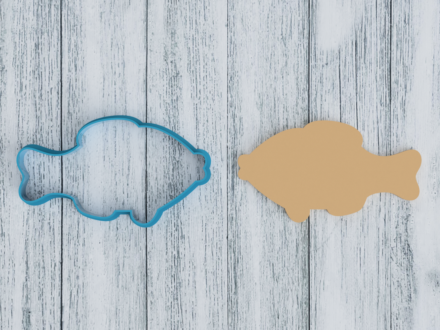 Fish Outline - Cookie Cutter / Sugar Cookie / Fondant / Clay (1312)