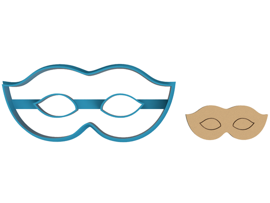 Masquerade Mask - Cookie Cutter / Sugar Cookie / Fondant / Clay (1452)