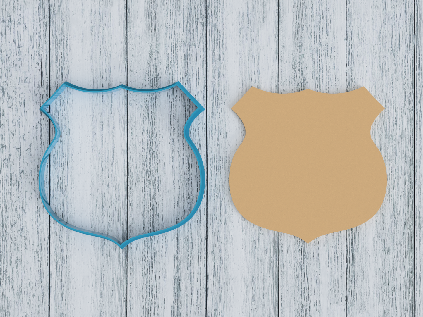 Route 66 Sign Outline - Cookie Cutter / Sugar Cookie / Fondant / Clay (1441)