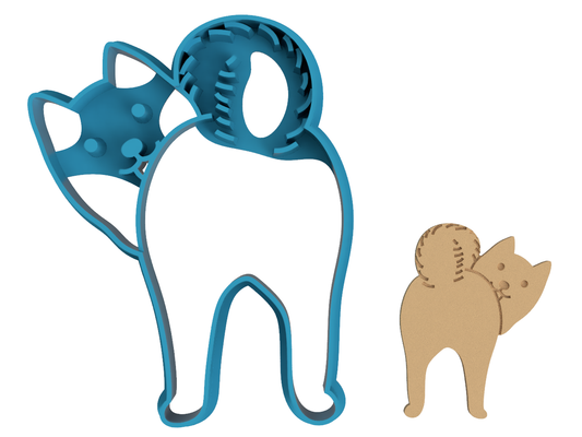 Shiba Inu Dog Butt - Cookie Cutter / Sugar Cookie / Fondant / Clay (0117)