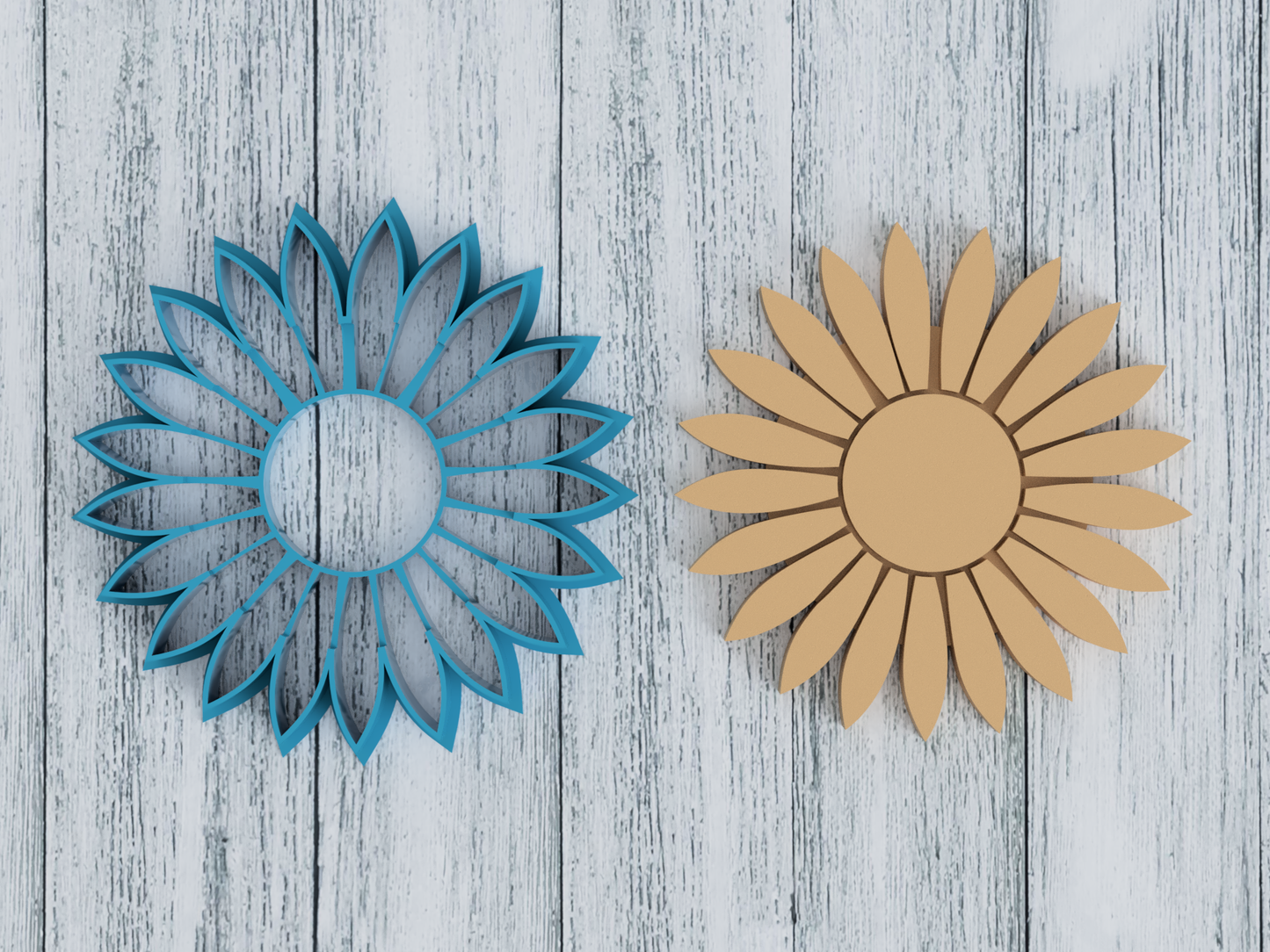 Sunflower - Daisy - Cookie Cutter / Sugar Cookie / Fondant / Clay (1325)