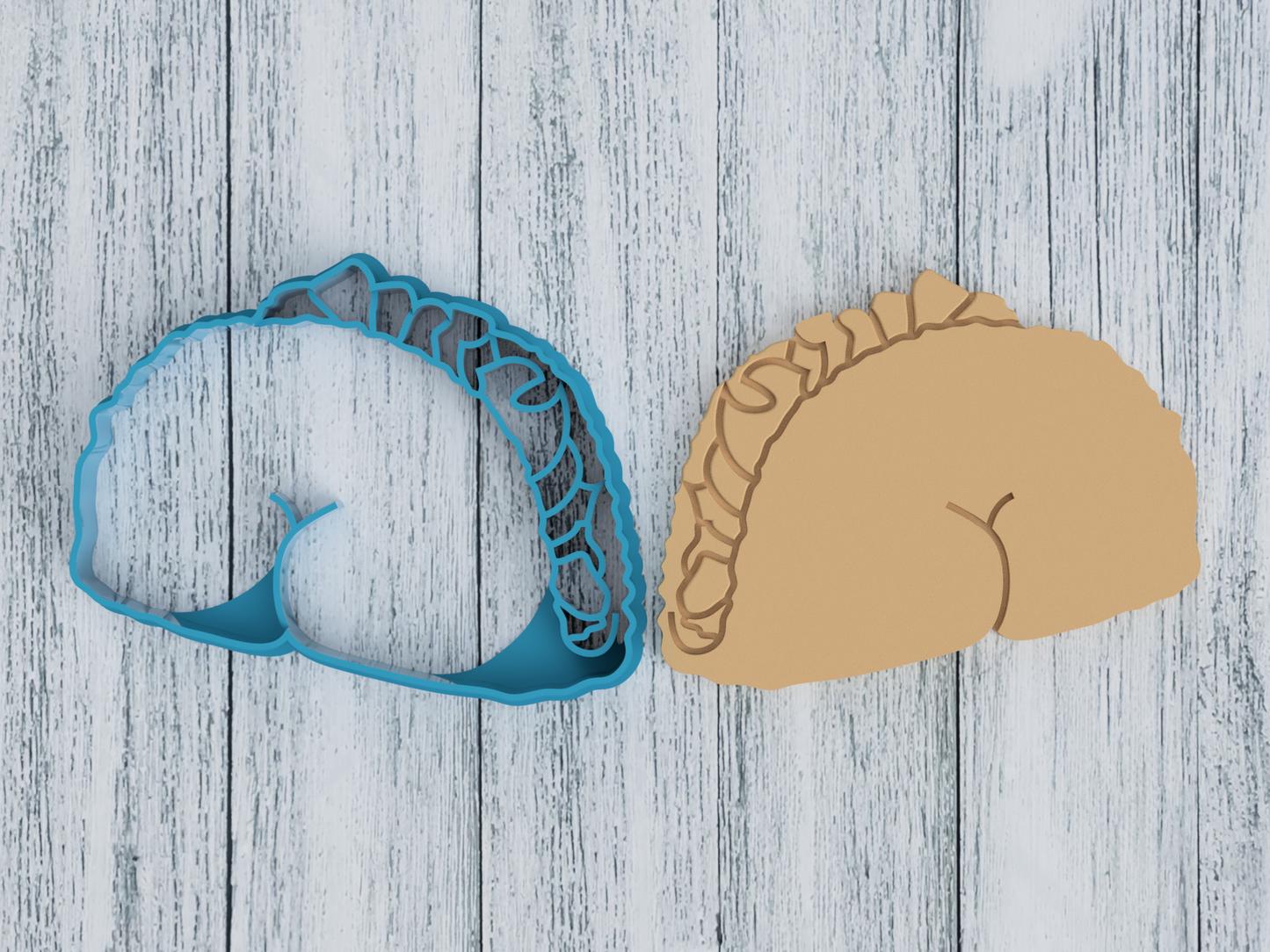 Taco Butt - Cookie Cutter / Sugar Cookie / Fondant / Clay (0162)