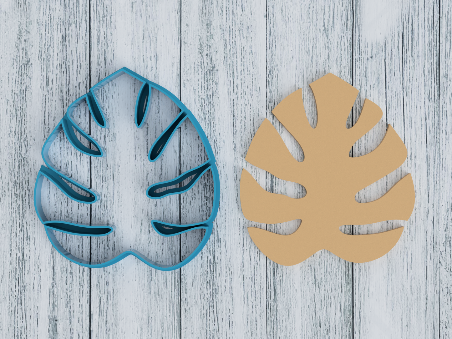 Tropical Leaf - Cookie Cutter / Sugar Cookie / Fondant / Clay (1300)