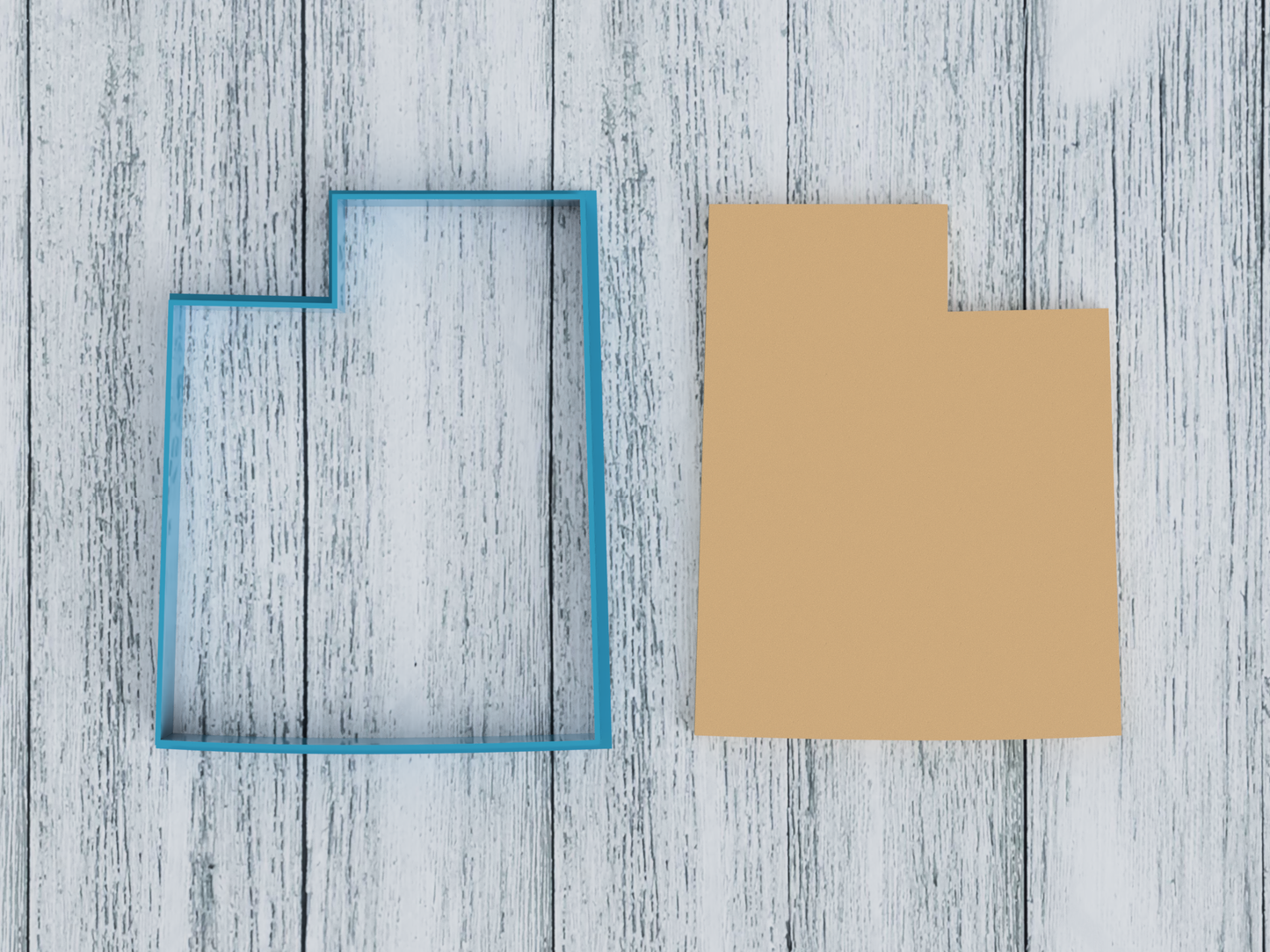 Utah State Outline - Cookie Cutter / Sugar Cookie / Fondant / Clay (1105)