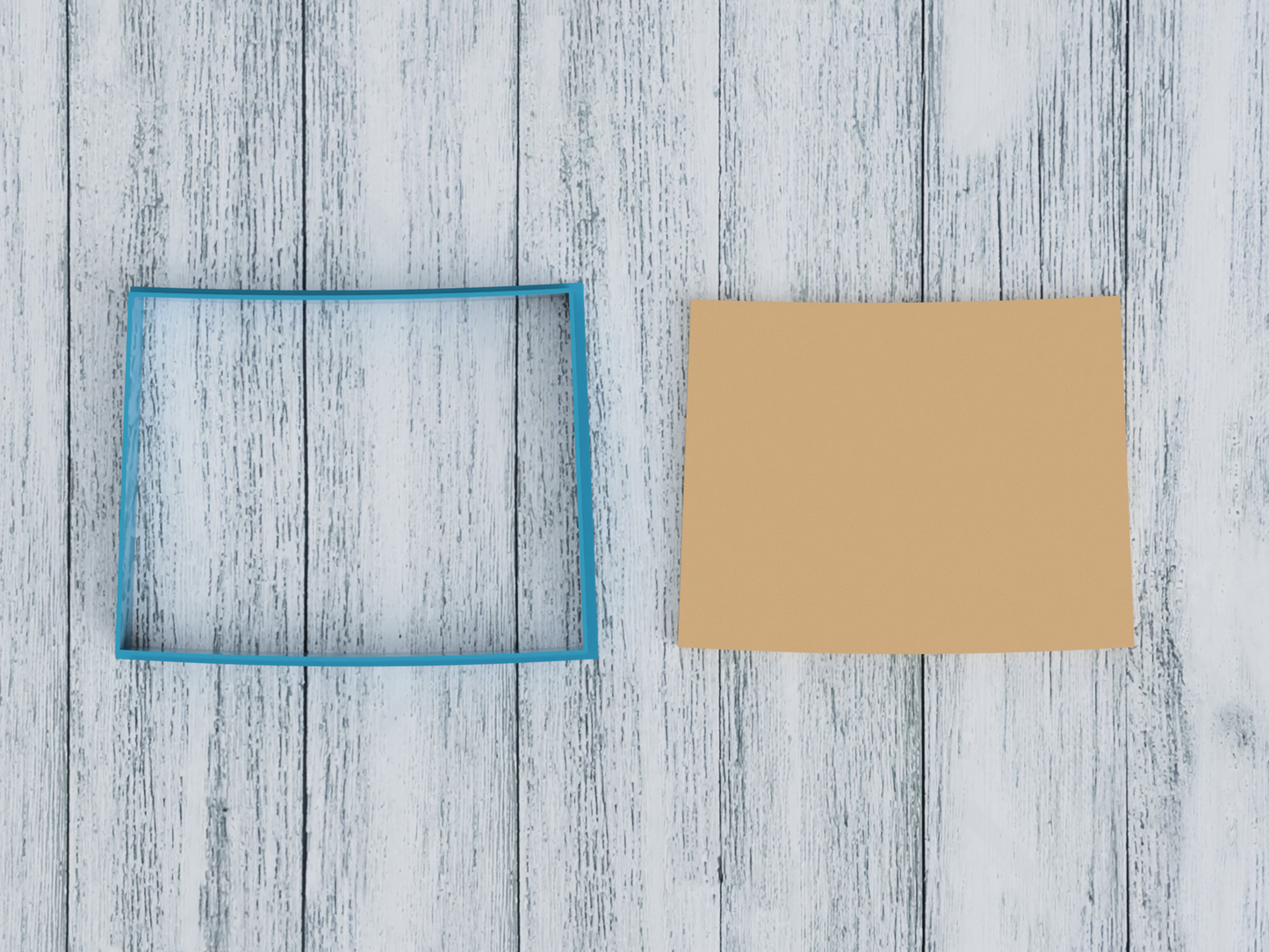Wyoming State Outline - Cookie Cutter / Sugar Cookie / Fondant / Clay (1107)